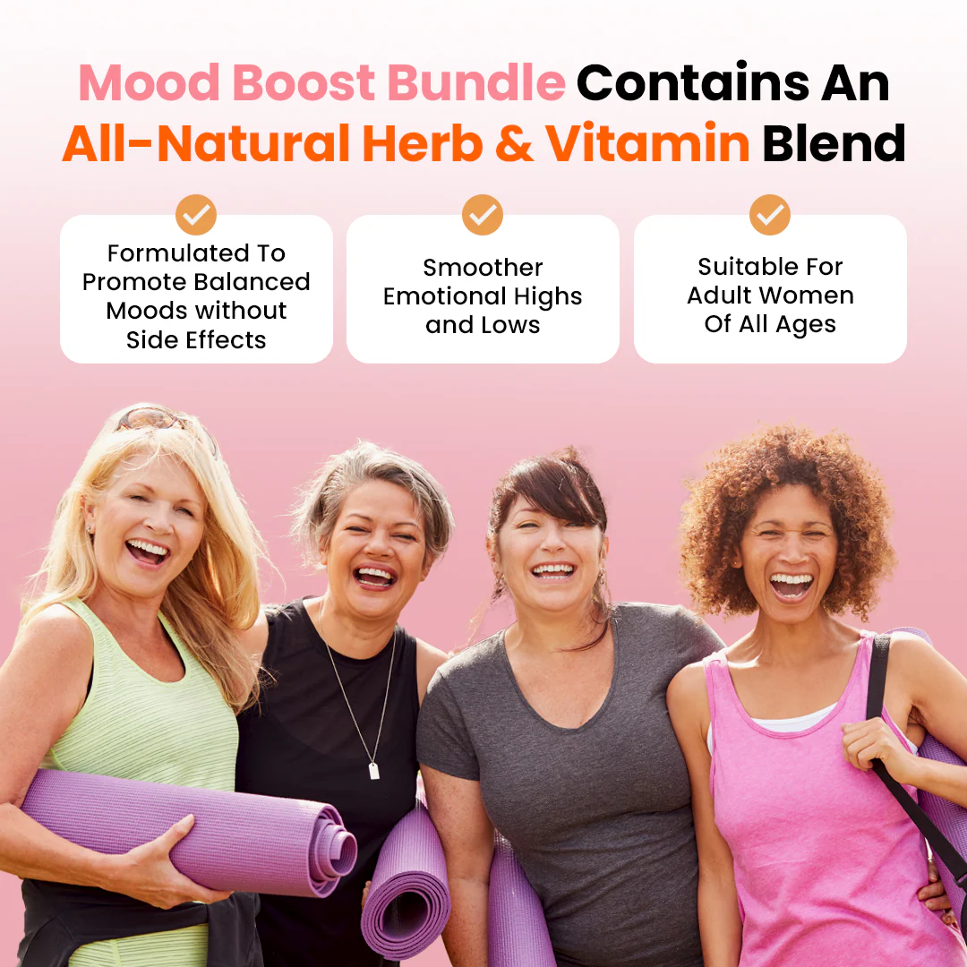 Mood Boost Bundle | For Anxiety, Mood & Fatigue Management | CalmAgain & inergyPLUS - Image 4